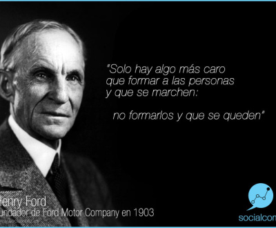 Henry Ford, Formación por Socialcom Estrategia en Redes Sociales y Comunicación S.L.